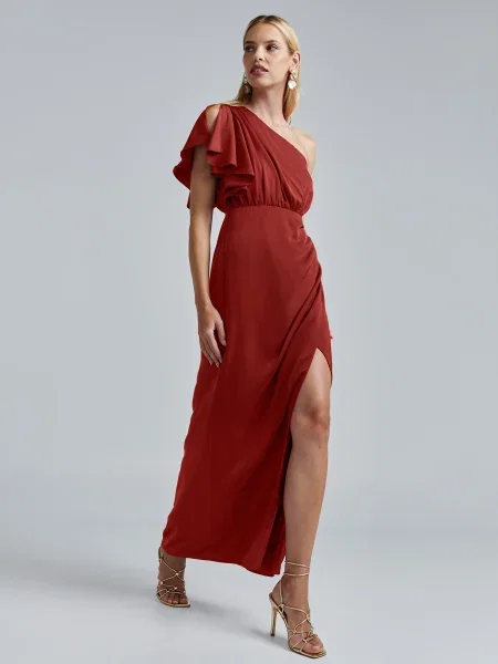 BWLDR Haljina Fargo tamno crvena