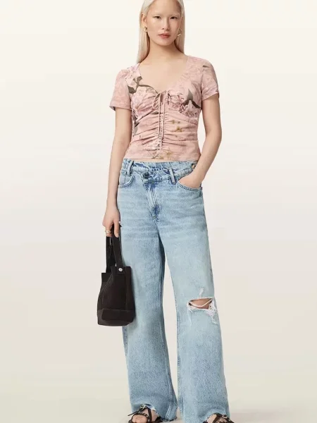 AllSaints блузка GABBY