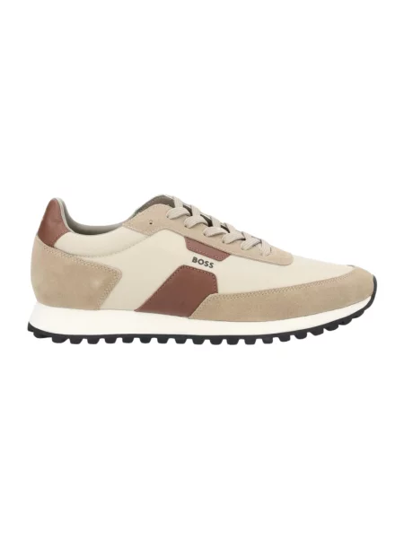 Sneakersy Boss beżowe