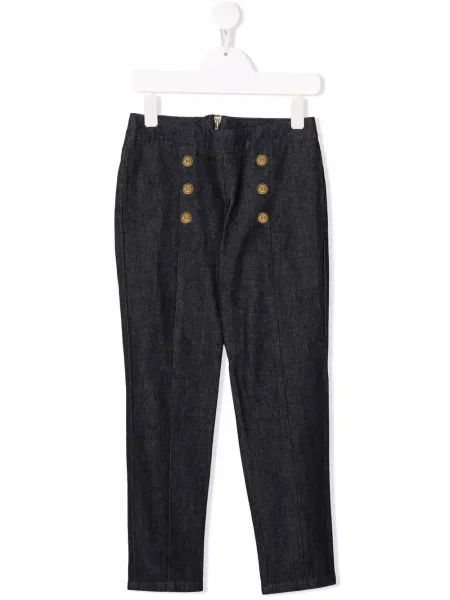 Spodnie dziecięce Balmain niebieskie