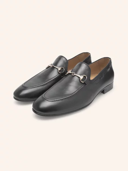 Henry Stevens Loafersy Maxwell Hl schwarz czarne