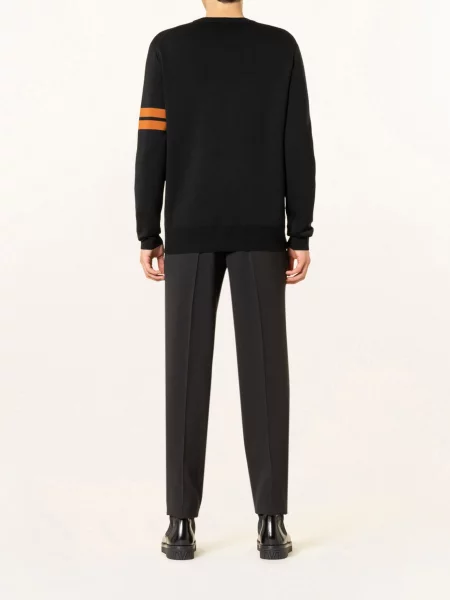 Zegna Sweter schwarz czarny