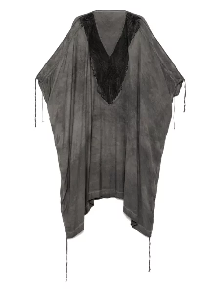 Rochie Isaac Sellam Experience cu decolteu în V de costum gri