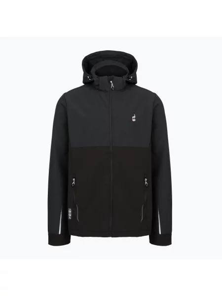 Geacă softshell pentru bărbați Aulp Tiago Softshell anthracite melange 1