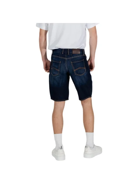 Pantaloni Eax albastru