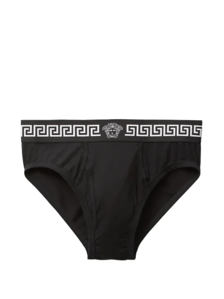 Chiloți Versace din jerseu negru