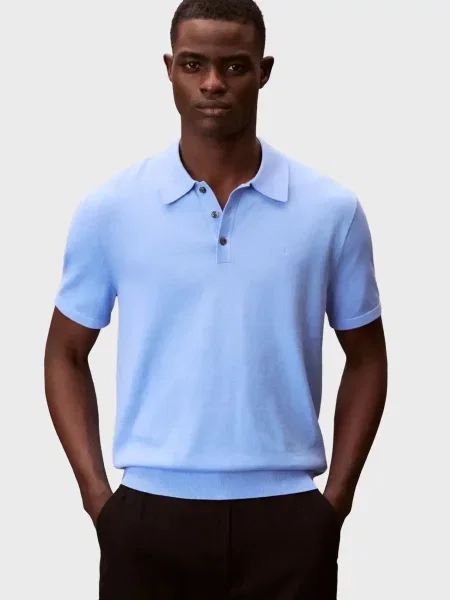 Поло Calvin Klein блакитне