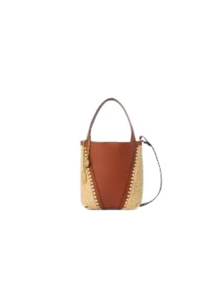 Torebka crossbody Chloe skórzana brązowa