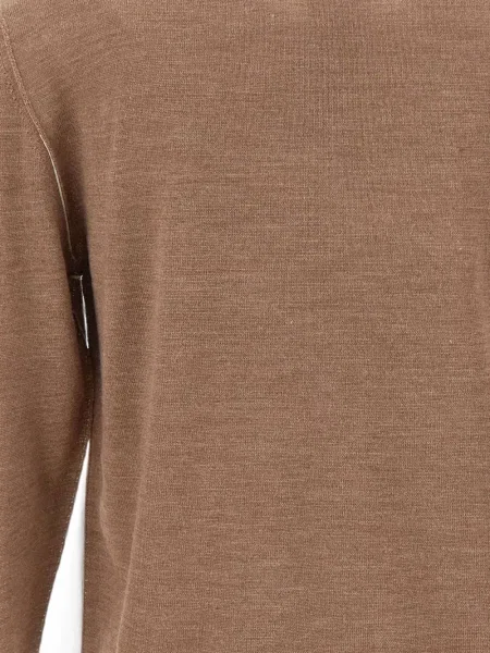 Pulover Mm6 Maison Margiela cu autograf maro