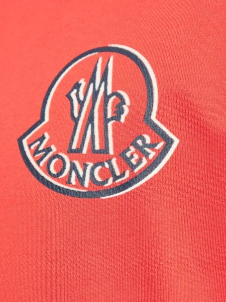 Tricou Moncler cu imagine roșu