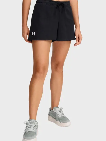 Короткі махрові спортивні шорти Under Armour чорні