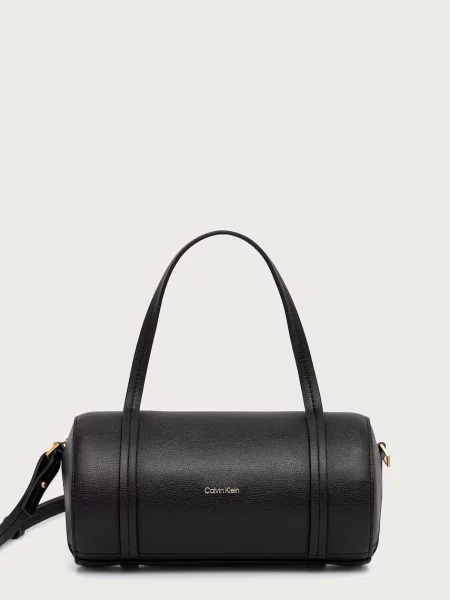 Calvin Klein baguette kabelka z imitace kůže černá