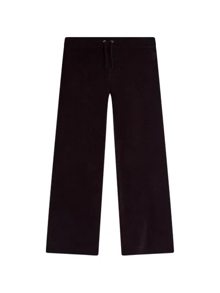 Pantaloni Juicy Couture cu broderie tricotate violet