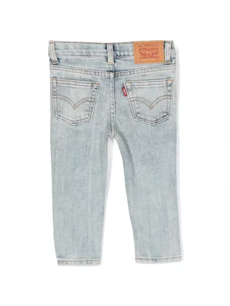 Jeansy straight leg dziecięce Levi's niebieskie