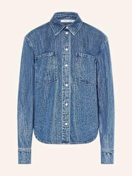 Samsøe Samsøe Košilová Halenka Sabexy medium denim blue modrá