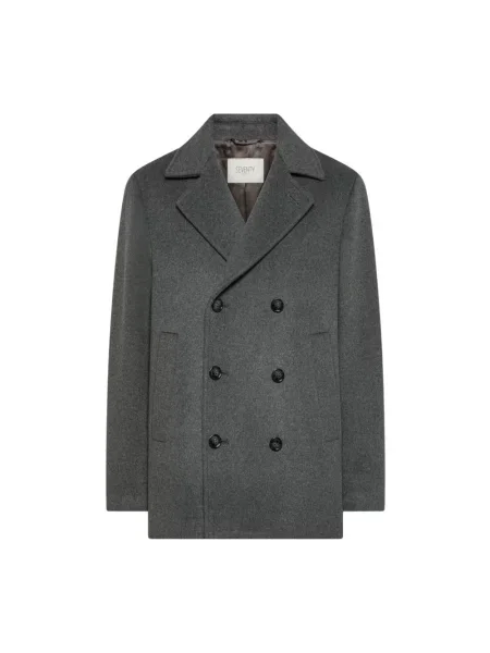 Płaszcz Seventy wełniany szary