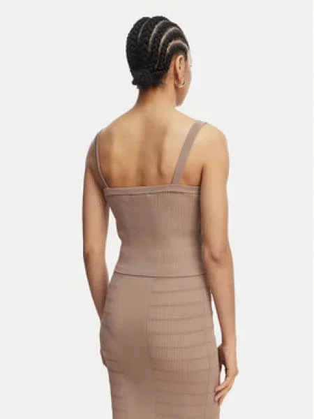 Guess Top Regular Fit smeđa