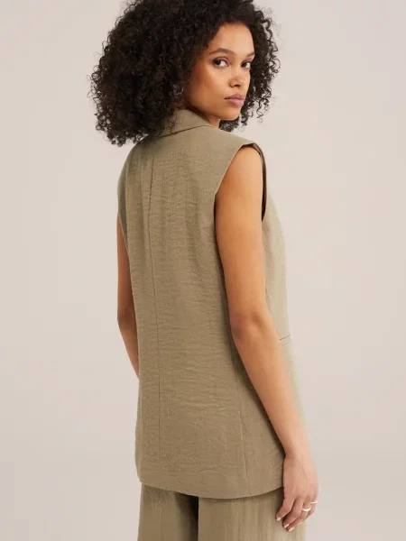 WE Fashion Telovnik greige