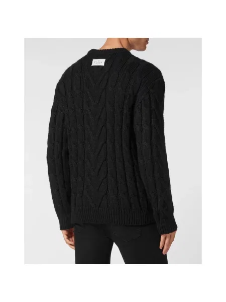 Sweter Philipp Plein czarny
