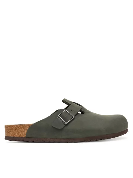 Natikače Birkenstock Boston Tamno zelena