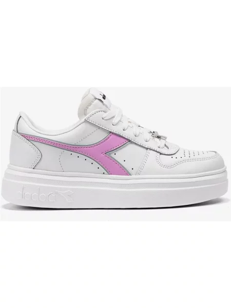 Tenisówki Diadora Magic Bold w kolorze biało-różowym 37 białe