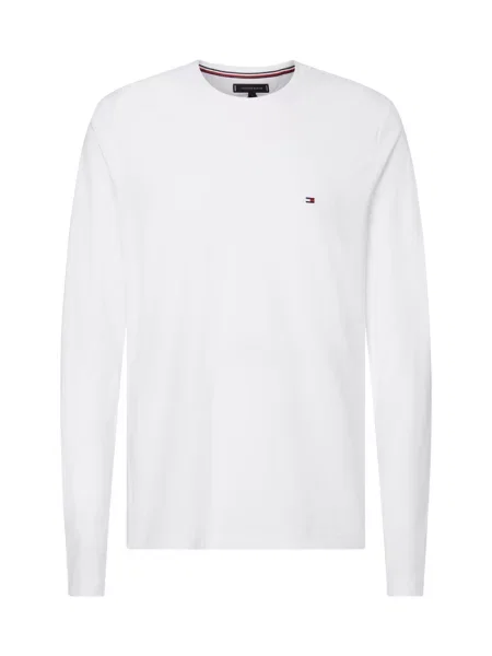 Tricou mânecă lungă Tommy Hilfiger alb