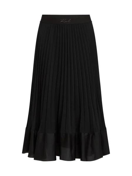 Karl Lagerfeld Fustă negru