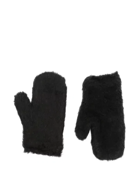Ursuleț de pluș mănuși Max Mara de lână negru