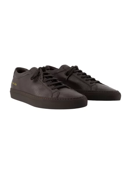 Sneakersy Common Projects skórzane brązowe