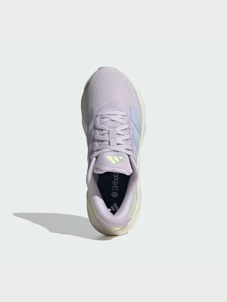 Кроссовки для бега Adidas Cloudfoam с принтом галактика фиолетовые
