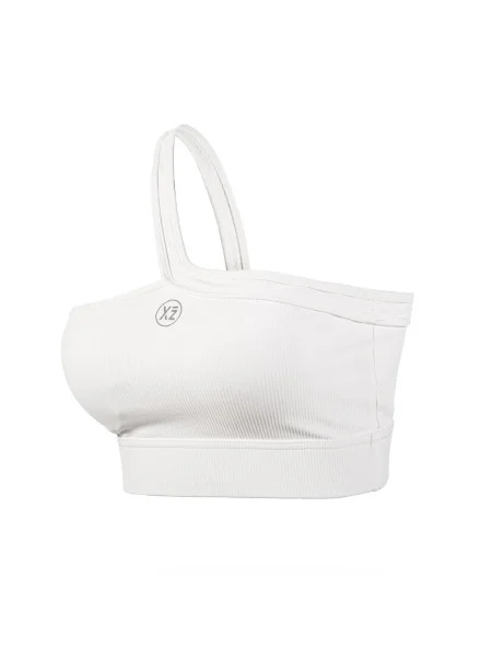 YEAZ Sport top Adore gri deschis alb