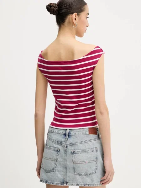 Top Tommy Jeans różowy
