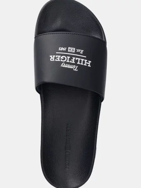 Férfi papucs Tommy Hilfiger Embroid 85 Pool Slide desert sky Embroid 85 Pool Slide fehér