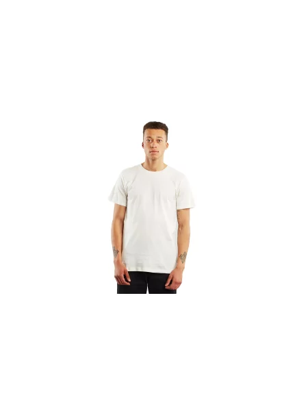 Dedicated T-shirt Stockholm Base Off-White Mężczyźni Koszulki Dedicated Krem Size: L biała