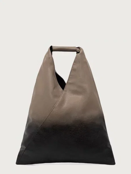 Maison Margiela μικρή τσάντα γυναικεία δερμάτινη καφέ