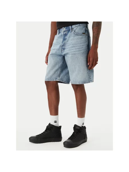 G-Star Raw Τζιν σορτσάκια Dakota Regular Fit μπλε