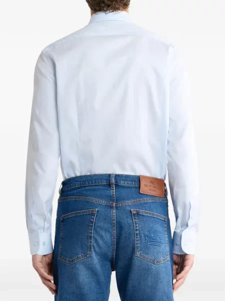 Žakárová košile Etro modrá