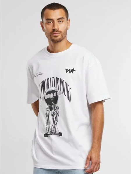 Tricou Mister Tee alb