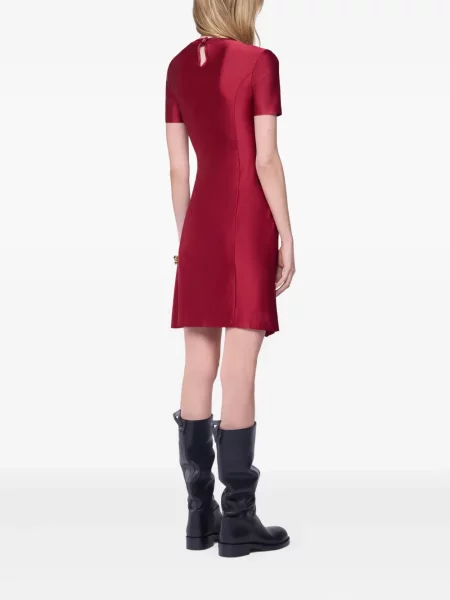 Rochie mini Rabanne scurtă de costum roșu