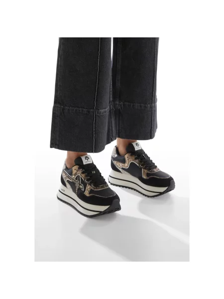 Sneakersy W6yz zamszowe czarne