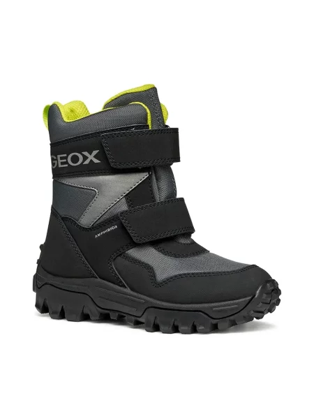 GEOX Škornji za v sneg HIMALAYA neonsko rumena / siva črna