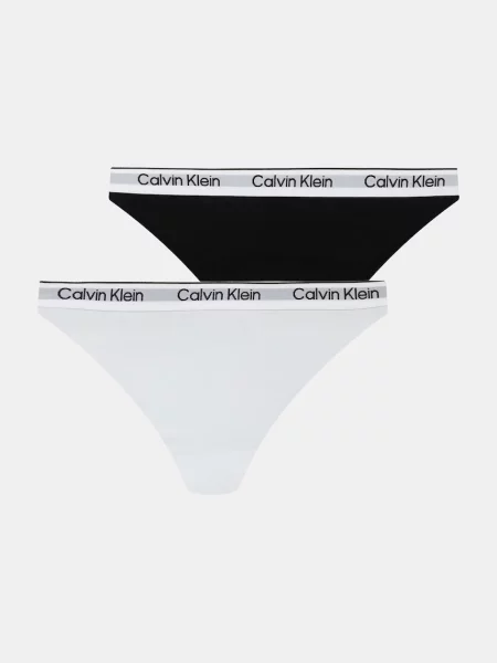 Calvin Klein Underwear nohavičky detské s elastanom biela