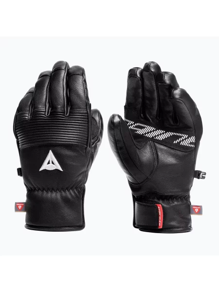 Скиорски ръкавици Dainese Leather stretch limo черно