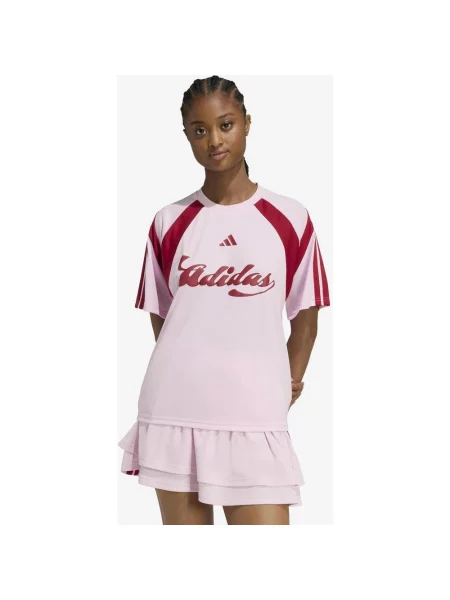 Koszulka z krótkim rękawem adidas House Of Tiro S różowa