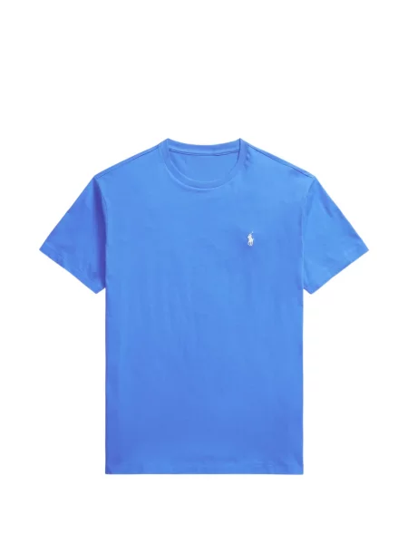Tricou polo Polo Ralph Lauren cu autograf cu 5 buzunare în carouri gri