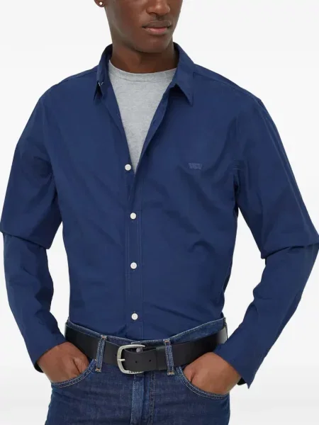 Scurt pantaloni scurți Levi's® cu broderie cu dungi alb