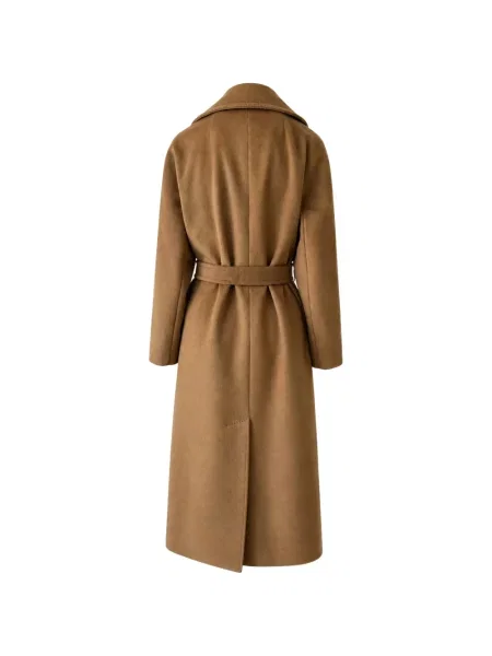 Cu centură palton Weekend Max Mara maro