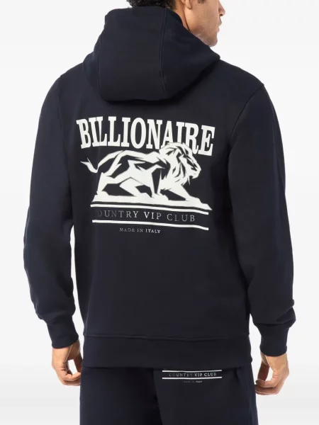 Hanorac cu glugă Billionaire albastru