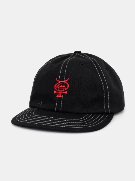 Шапка с козирка Quiksilver Mercury Cap с принт черно