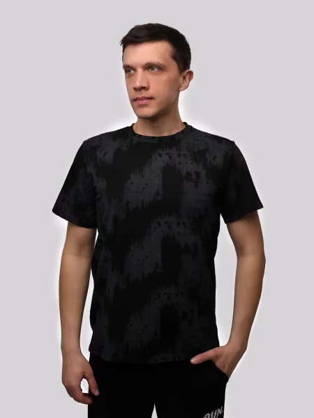 Футболка LUMO віскоза/поліестер чорний